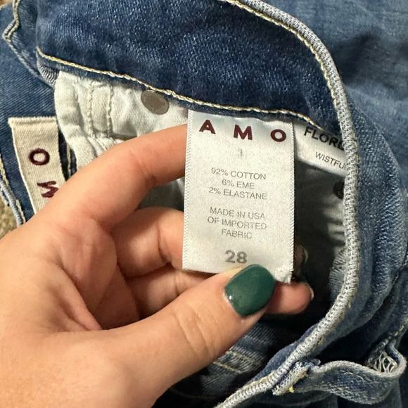 AMO Florence Pleated Jeans Size 28 - Picture 10 of 10